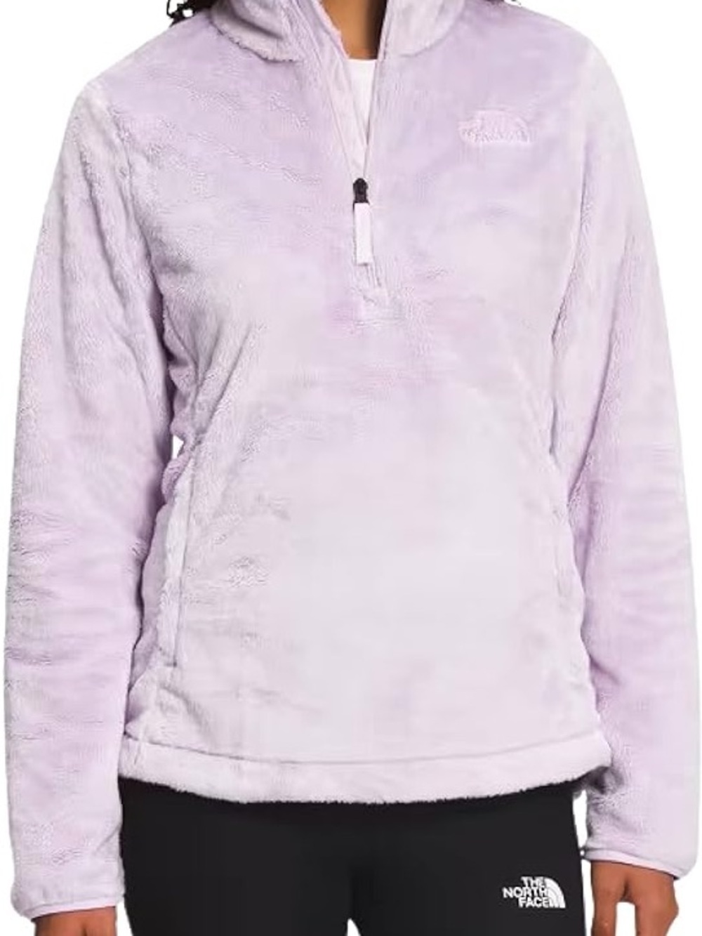 The North Face Osito Light Purple Fleece Quarter-Zip